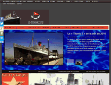 Tablet Screenshot of le-titanic.fr